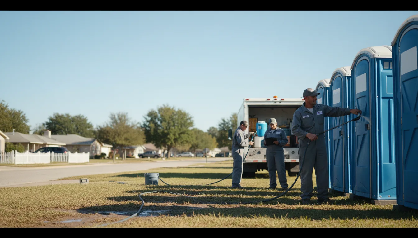 Long-Term Portable Toilet Rental in Kingston Mines, IL near me